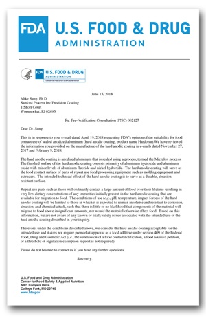 FDA Food Use Approval MICRALOX